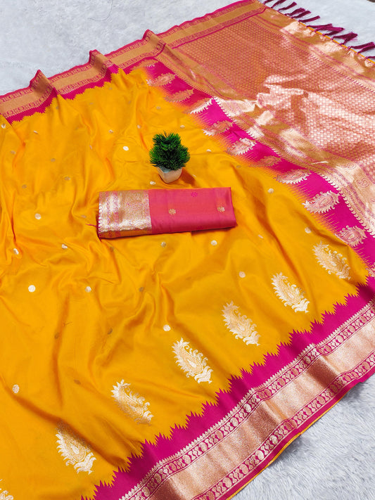 Exclusive Mango Manasi Banarasi Silk Saree