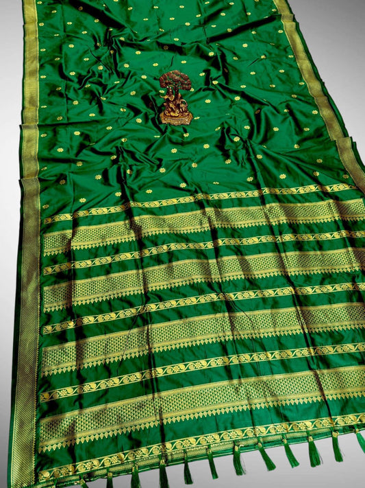 Exclusive Green Kalyanipattu Silk Saree