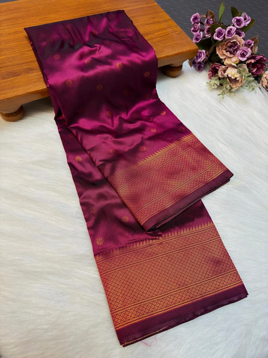 Trendy Magenta Radhika Paithani Silk Saree