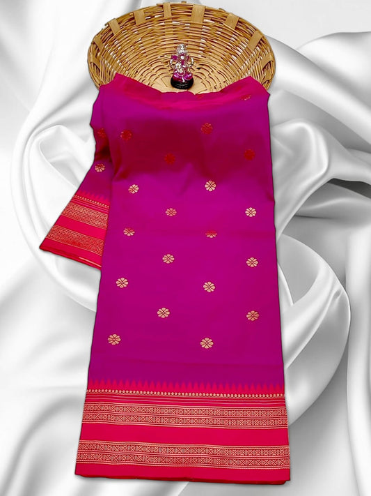 Timeless Rani Pink Traditional Narayan Peth Saree