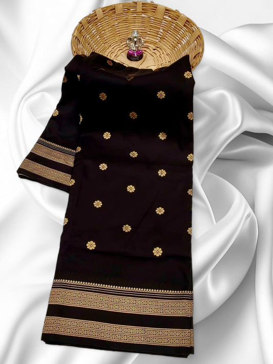 Classic Velvet Brown Traditional Narayan Peth Saree